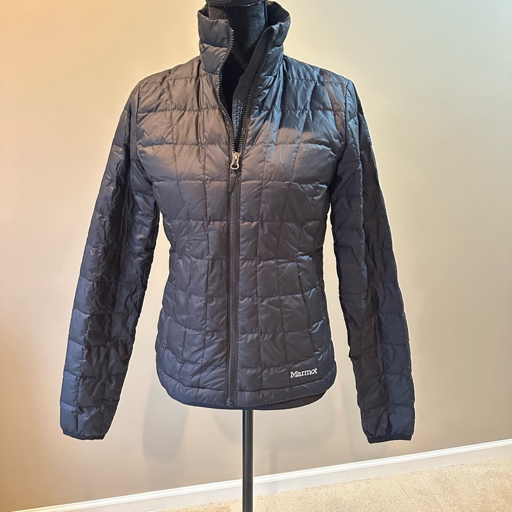 Marmot Women's Black Quilted Packable Puffer Jacket Size XS